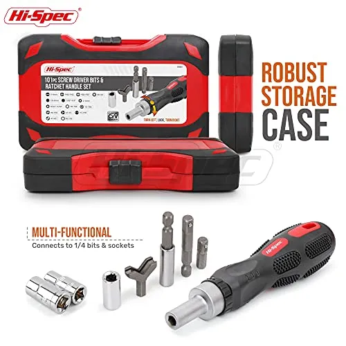 101pc Multi Bits Screw Driver BIts & Ratcheting Handle Set. Includes Tamper Proof Security Driver Bits
