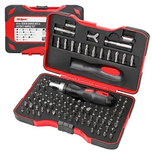 101pc Multi Bits Screw Driver BIts & Ratcheting Handle Set. Includes Tamper Proof Security Driver Bits