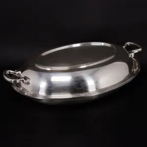 Adie Brothers Silver Plate Covered Casserole Dish 13325B / 29 Sheffiled Vintage