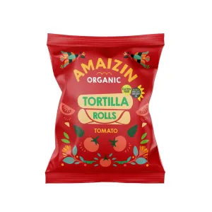 Amaizin Organic Tomato Corn Rolls 100g