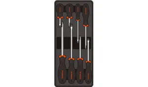 FIXMAN TRAY 8 PIECE SLOTTED AND PHILLIPS SCREWDRIVERS