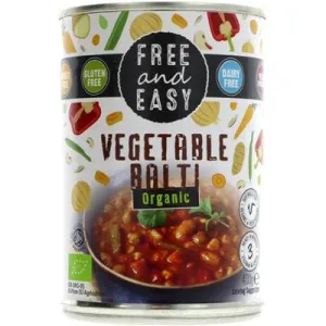 Free and Easy Vegetable Balti - 400g
