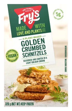 Fry's Golden Crumbed Schnitzels 320g