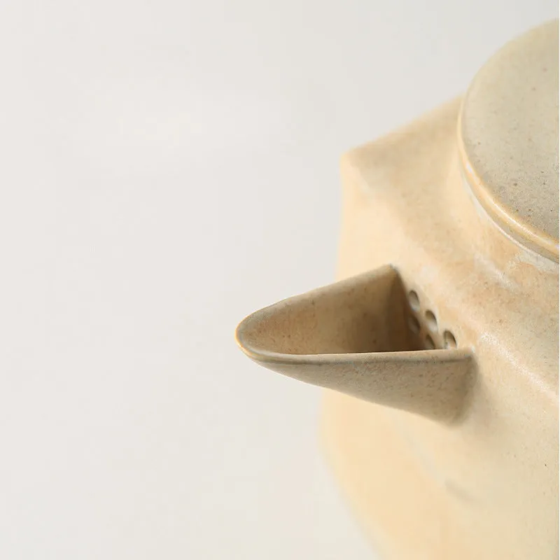 Gohobi Mordern Design White Teapot and Mugs