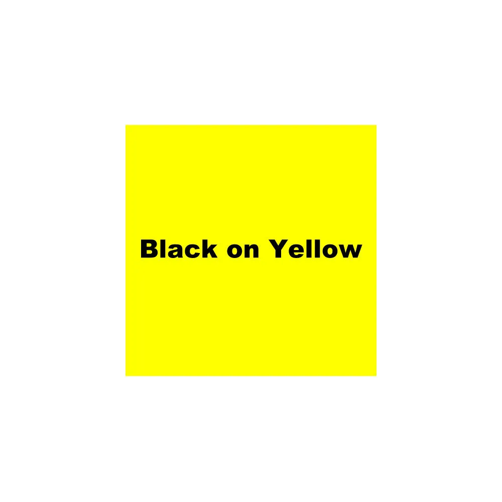 K-Sun 1/2" Black on Yellow "Magnet" Tape - 212MTBY