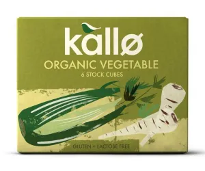 Kallo Organic Vegetable Stock Cubes 66g