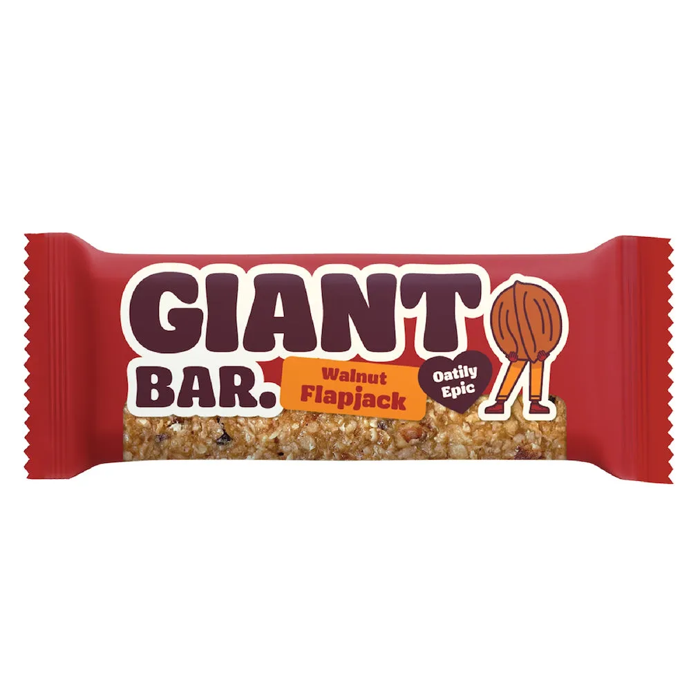 Ma Baker Walnut Flapjack Giant Bar 90g