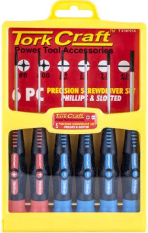 PRECISION S/DRIVER SET PHIL. & SLOTTED 7PC