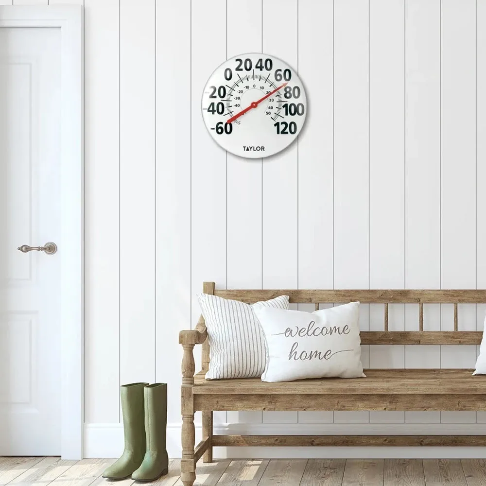 Taylor 681T 18" Metal Patio Thermometer, -60 to 120 F