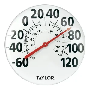 Taylor 681T 18" Metal Patio Thermometer, -60 to 120 F