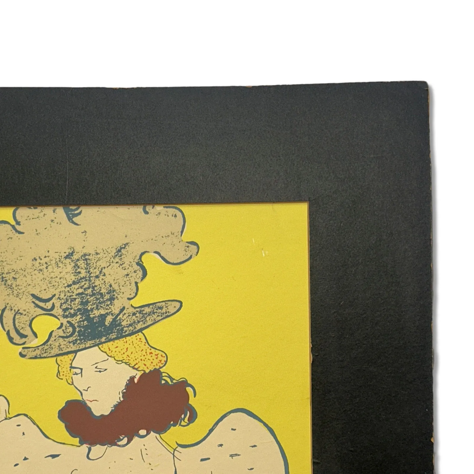 Toulouse-Lautrec Troupe de Mlle Eglantine Can Can Serigraph Silkscreen 24x29