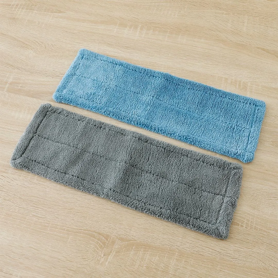 Umai Universal Microfiber Wet & Dry Flat Mop Refill Pad (35cmX12cm) | Can Be Used as a Cleaner with a Hand Grip | Fits all Standard Flat Mop Heads | Super-Absorbent | Compatible for Hardwood, Tile, Laminate Floors